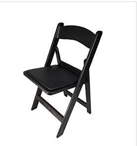 Black Foldable Chair Hire