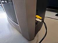 Vintage 25" CRT TV Silver