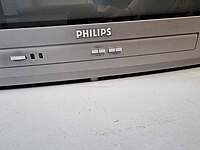 Vintage 25" CRT TV Silver