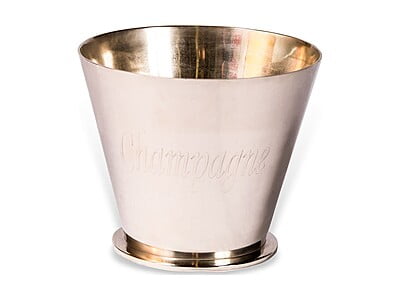 Champagne Cooler Silver Finish Hire