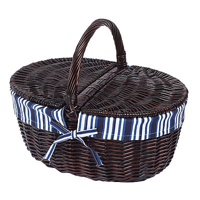 Baguette Open Top Picnic Basket Hire Baguette Open Top Picnic Basket Hire