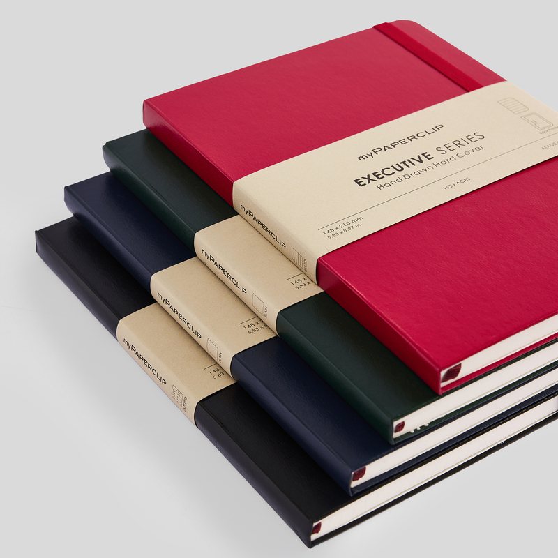 myPAPERCLIP Executive Series A5 Hard Cover Notebook