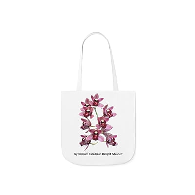 Cym. Paradisian Delight 'Stunner' Orchid White Tote Bag