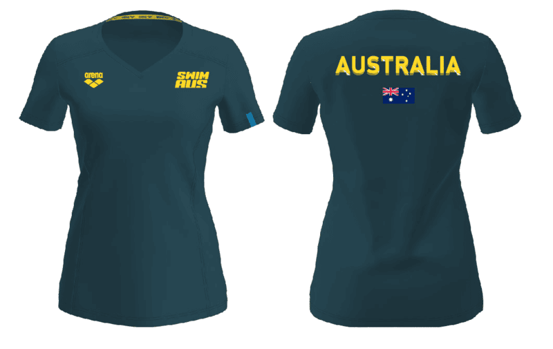 W T-SHIRT  [GREEN]