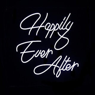 Happily Ever After Neon Sign Hire