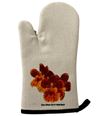 Howeara Chian Tzy CT 'Gold Mine" Orchid Oven Mitt