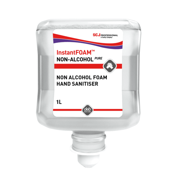 Deb Instant Foam Non-Alcohol Pure Sanitiser 1ltr Ctn/6