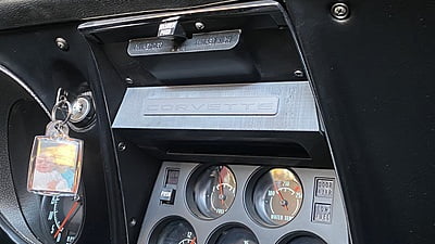 1968 Corvette Dashboard Centre Compartment