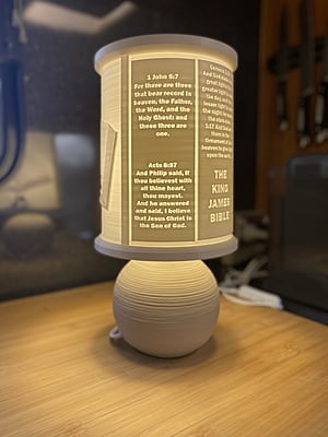 KJV Lamp Shade - Full Kit