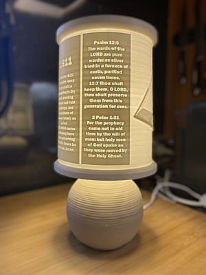 KJV Lamp Shade - Full Kit