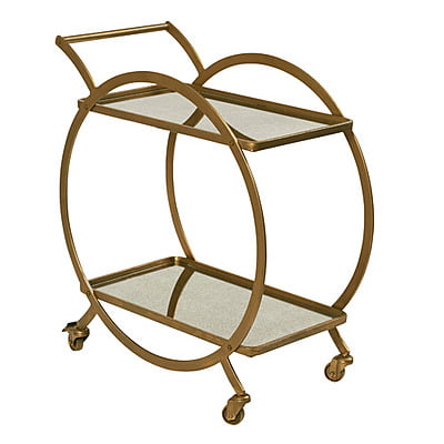Isabella Gold & Mirror Bar Trolley Cart Hire Isabella Gold & Mirror Bar Trolley Cart Hire