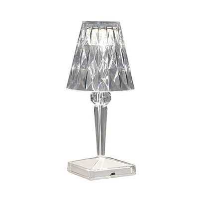 Crystal Cone Rechargeable Cordless Table Lamp Hire Crystal Cone Rechargeable Cordless Table Lamp Hire