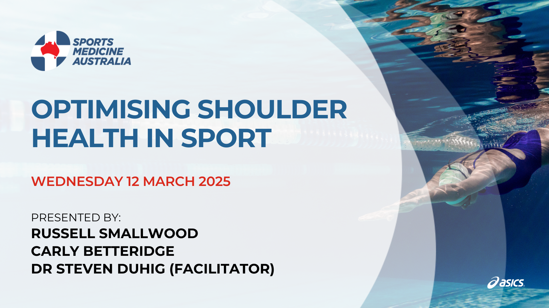 WEBINAR: Optimising shoulder health in sport WEBINAR: Optimising shoulder health in sport