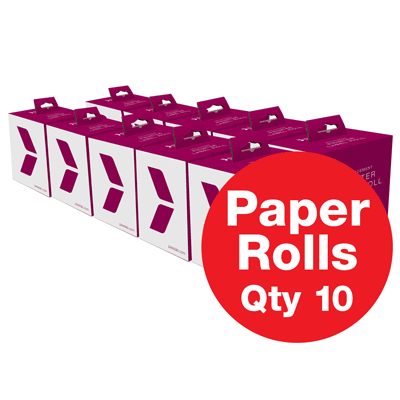 BULK & SAVE 10 x Passtab Printer Paper (Not Sticky) Roll (White) BULK & SAVE 10 x Passtab Printer Paper (Not Sticky) Roll (White)