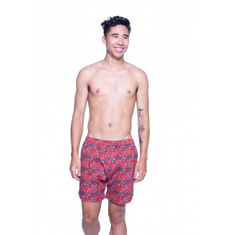 Platypus Red Sleep Short Platypus Red Sleep Short