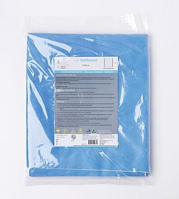 Softmed Sterilisation Wrap Heavy Duty 75gsm Single Layer Blue Softmed Sterilisation Wrap Heavy Duty 75gsm Single Layer Blue
