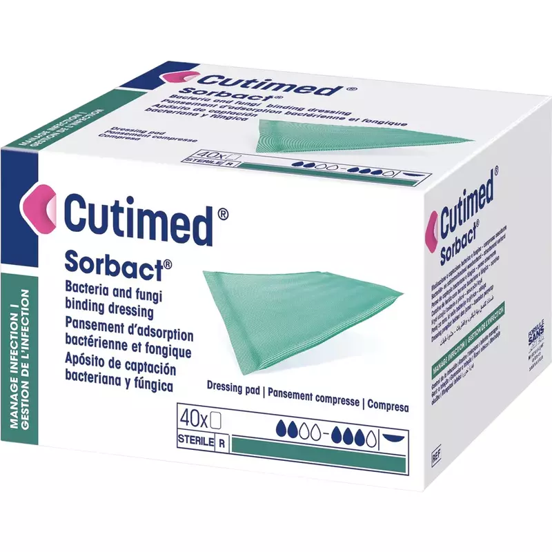 Cutimed Sorbact Compress Sterile 4 X 6cm Cutimed Sorbact Compress Sterile 4 X 6cm
