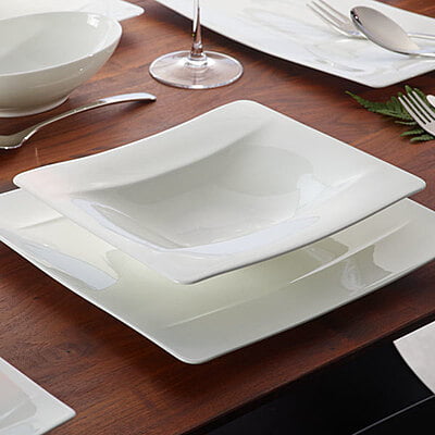 White Bone China Luxe Soup Dessert Bowl Hire x 10 White Bone China Luxe Soup Dessert Bowl Hire x 10