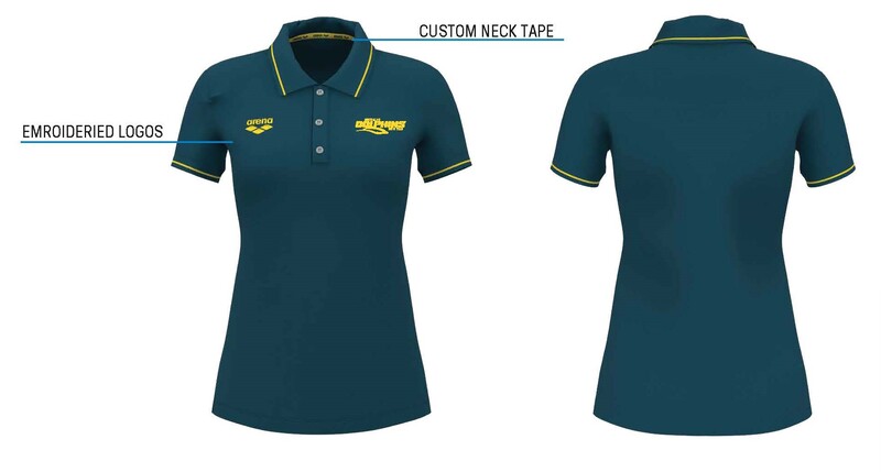 W AUS POLO [GREEN]