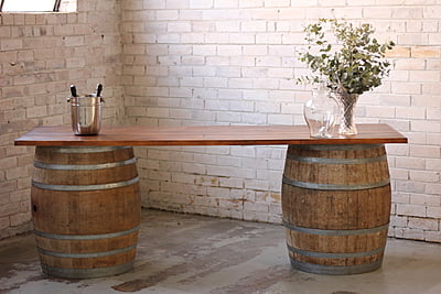 Wine Barrel Bar Hire Package