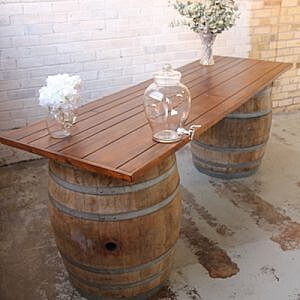 Wine Barrel Bar Hire Package Wine Barrel Bar Hire Package