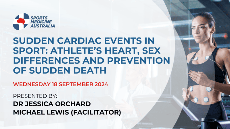 WEBINAR: Sudden cardiac events in sport WEBINAR: Sudden cardiac events in sport