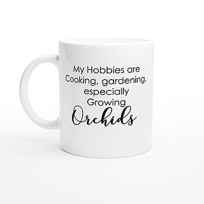 My Hobbies Orchid Coffee Mug