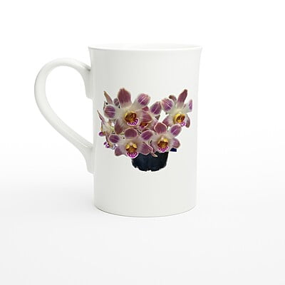 Chysis limminghei Orchid Porcelain Mug