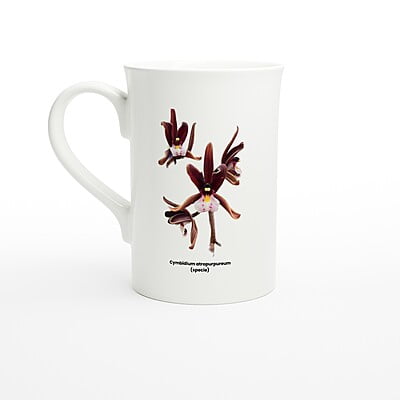 Cym. atropurpureum Orchid Porcelain Mug