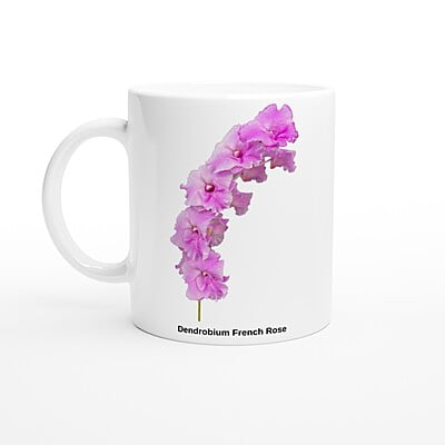 Den. French Rose Orchid Coffee Mug Den. French Rose Orchid Coffee Mug