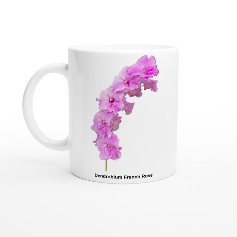 Den. French Rose Orchid Coffee Mug Den. French Rose Orchid Coffee Mug