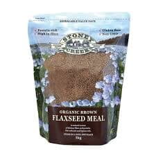 Stoney Creek Flaxseed Meal Brown Organic 1kg