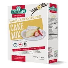 Orgran GF Vanilla Cake Mix 375g Orgran GF Vanilla Cake Mix 375g