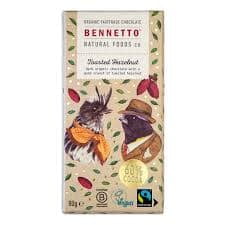 Bennetto Toasted Hazelnuts Chocolate 80g Bennetto Toasted Hazelnuts Chocolate 80g