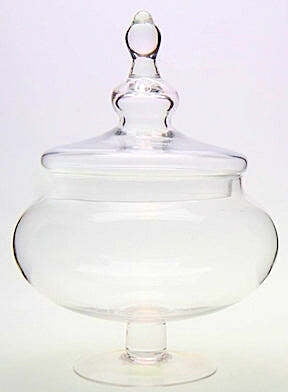 Froggy (Medium) 25cm Apothecary Glass Jar - Hire