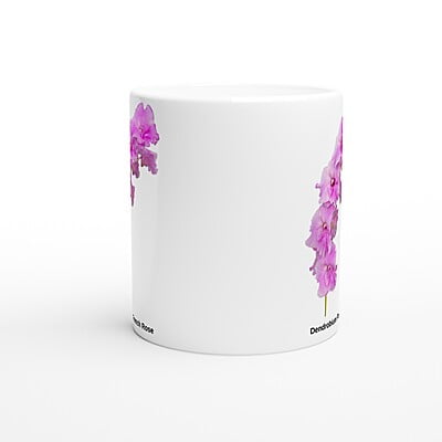 Den. French Rose Orchid Coffee Mug Den. French Rose Orchid Coffee Mug