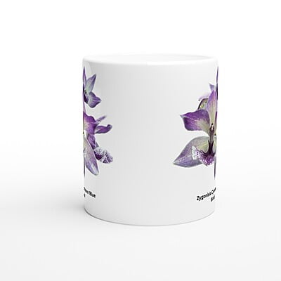 Zygonisia Cynosure 'Blue Bird' Orchid Coffee Mug Zygonisia Cynosure 'Blue Bird' Orchid Coffee Mug