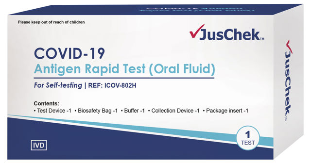 JusChek Rapid Antigen Test Oral 1 pack
