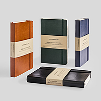 myPAPERCLIP 2026 Vegan Leather A5 Slim Daily Planner M2