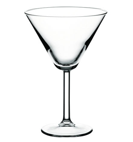Polycarbonate Martini (Wide) Glass (replacement cost $8)