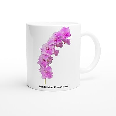 Den. French Rose Orchid Coffee Mug Den. French Rose Orchid Coffee Mug