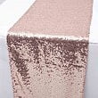 Rose Gold Sequin Table Runner Rose Gold Sequin Table Runner