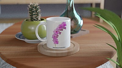 Den. French Rose Orchid Coffee Mug Den. French Rose Orchid Coffee Mug