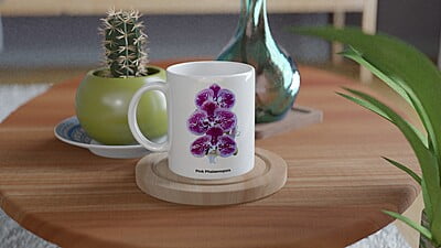 Pink Phalaenopsis Orchid Coffee Mug Pink Phalaenopsis Orchid Coffee Mug