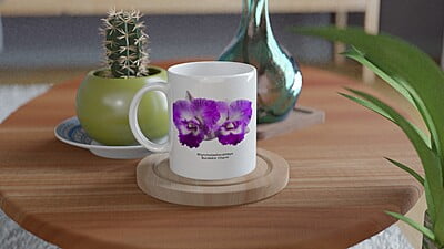 Rhyncholaeliocattleya Burdekin Charm Orchid Coffee Mug Rhyncholaeliocattleya Burdekin Charm Orchid Coffee Mug