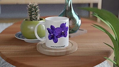 Vanda Pachara Delight Orchid Coffee Mug Vanda Pachara Delight Orchid Coffee Mug