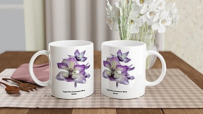 Zygonisia Cynosure 'Blue Bird' Orchid Coffee Mug Zygonisia Cynosure 'Blue Bird' Orchid Coffee Mug