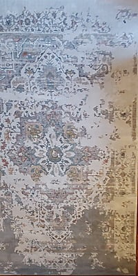 Modern Classic Silver Event Rug Hire - Large